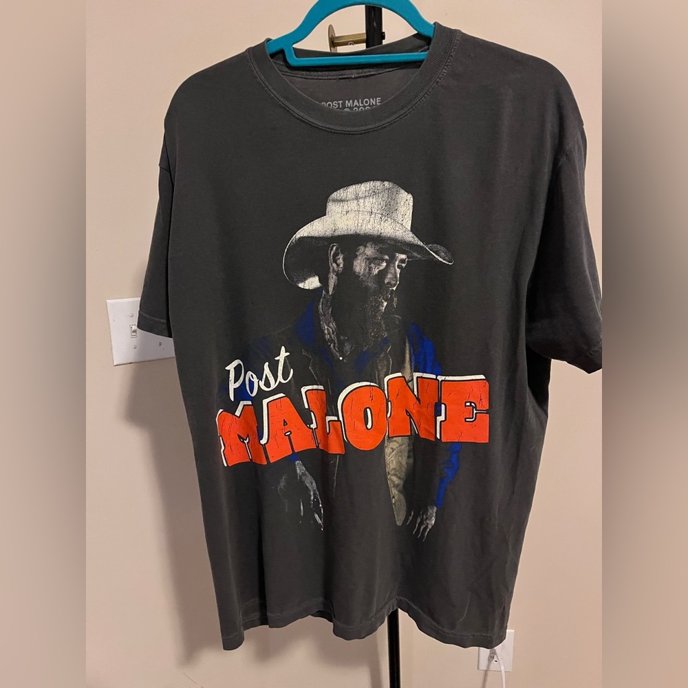Post Malone Cowboy Mens T Shirt Black Officially Licensed  Size L